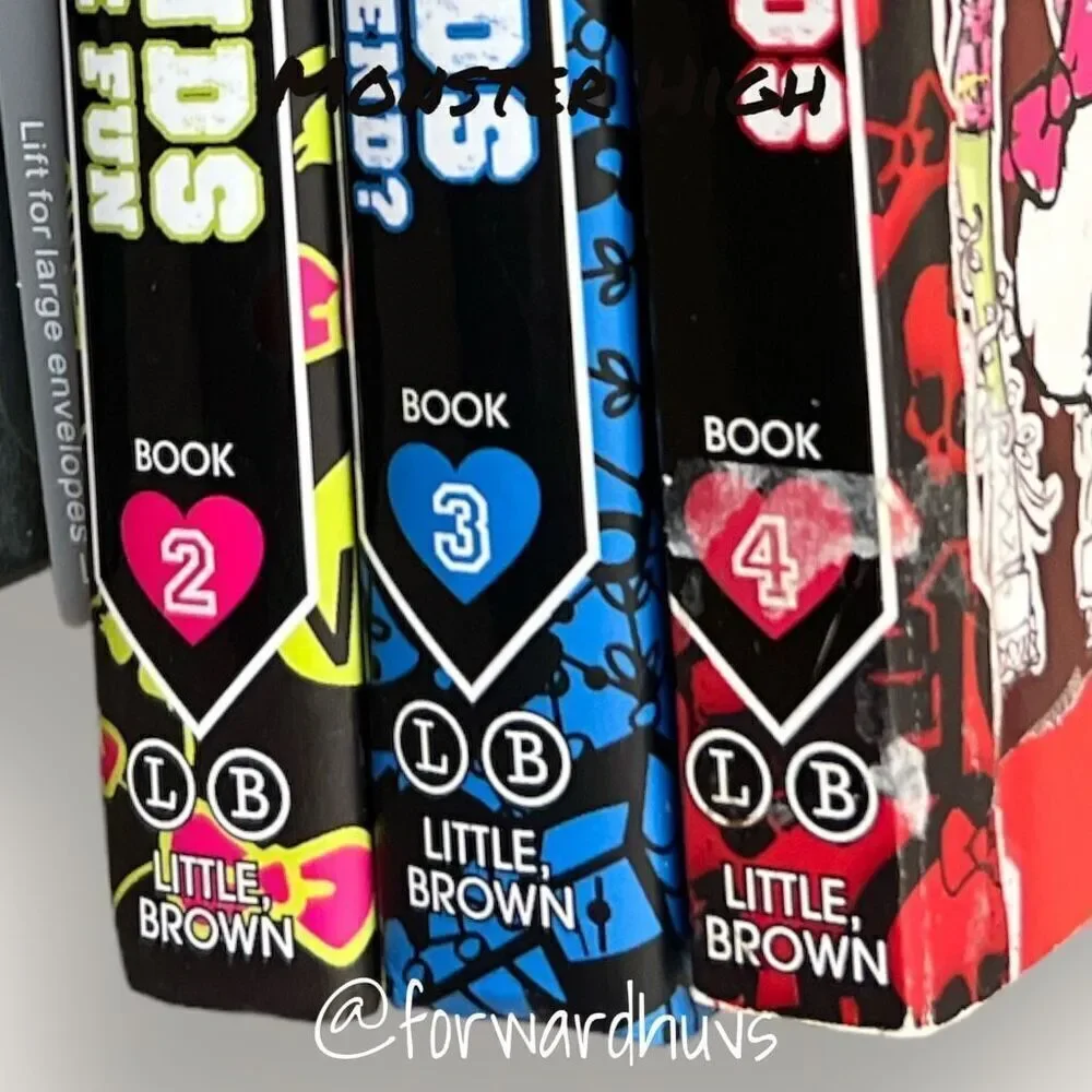 Monster High Ghoulfriends Books 2, 3, 4 by Gitty Daneshvari - Hardcover & Paperb